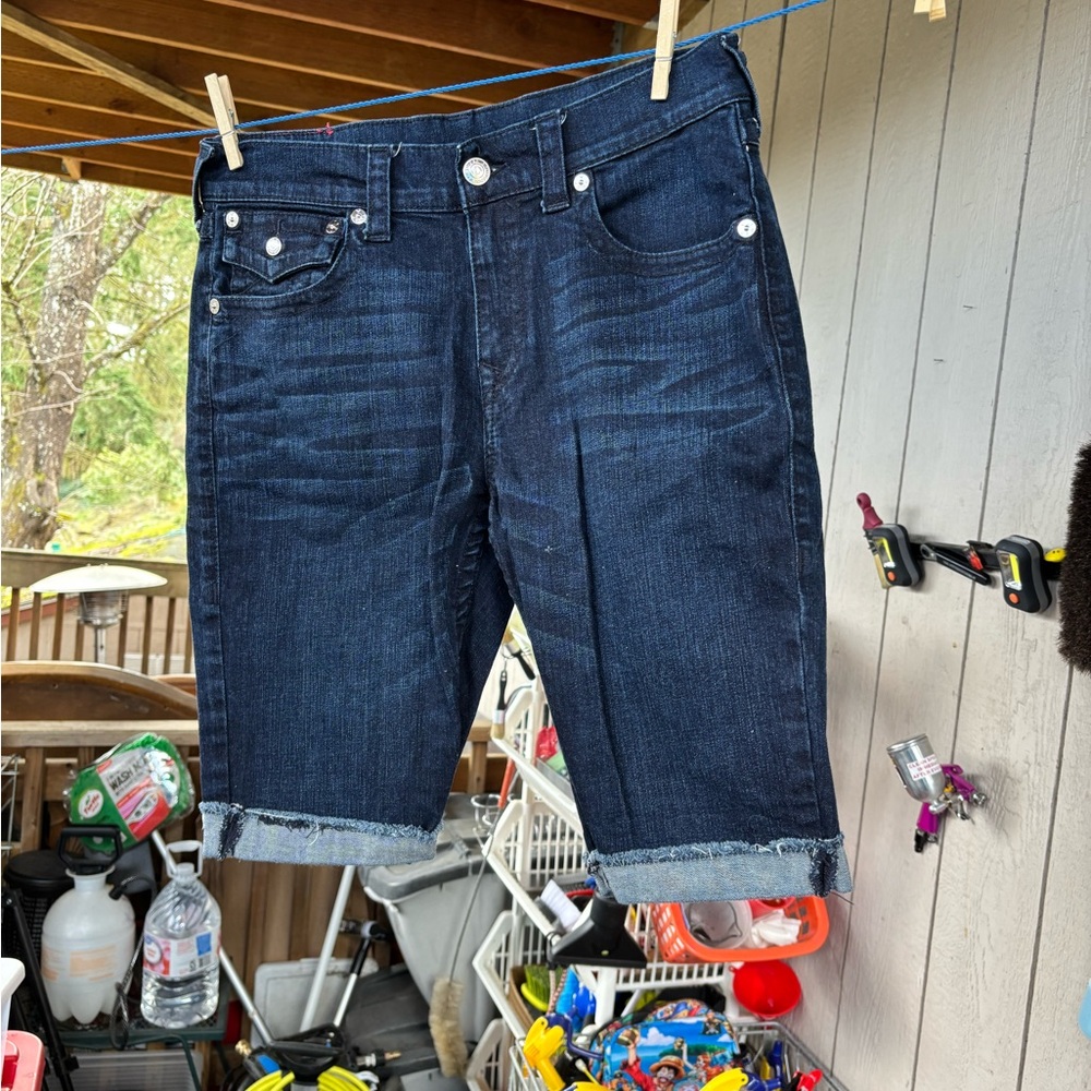 Men's Blue Denim Shorts